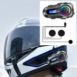 Q08 Motorcycle Helmet Wireless Walkie-Talkie Bluetooth Earphone Support FM, Hard Mic, Soft Mic, Hard + Soft Mic