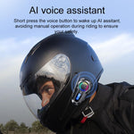 Q08 Motorcycle Helmet Wireless Walkie-Talkie Bluetooth Earphone Support FM, Hard Mic, Soft Mic, Hard + Soft Mic