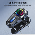 Q08 Motorcycle Helmet Wireless Walkie-Talkie Bluetooth Earphone Support FM, Hard Mic, Soft Mic, Hard + Soft Mic