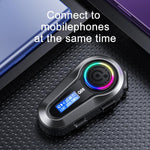 Q08 Motorcycle Helmet Wireless Walkie-Talkie Bluetooth Earphone Support FM, Hard Mic, Soft Mic, Hard + Soft Mic