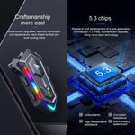 Y20 MAX BT 5.3 Intercom Headset with 16 RGB Light Effects, AI Voice Assistant, Two-Way, 2-in-1 Mic, Soft Mic, Hard Mic