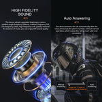 Y20-2x Motorcycle Helmet Intercom Headset, CVC Noise Reduction, AI Voice Assistant, IPX6 Waterproof, 2-in-1 Mic, Soft Mic, Hard Mic
