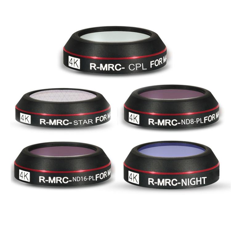 JSR RD Series Lens Filter Set For SJCAM SJC300 / 400 / 400 Pro, 3 in 1 CPL ND8/16PL, 3 in 1 CPL ND16PL NIGHT, 4 in 1 UV CPL ND8/16PL, 4 in 1 ND8/16/32/64PL, 5 in 1 Mixed Filter, 6 in 1 UV CPL NDPL, 6 in 1 Mixed Filter