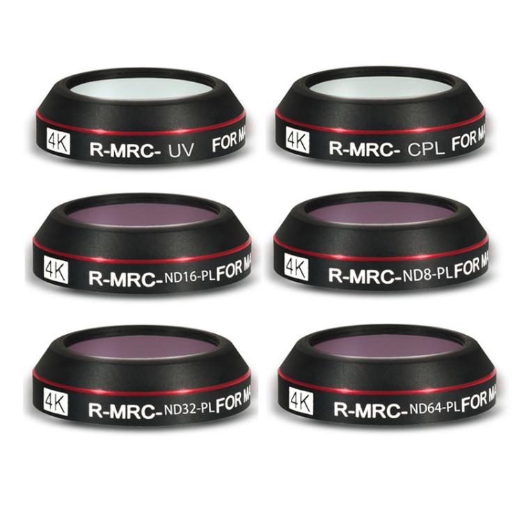 JSR RD Series Lens Filter Set For SJCAM SJC300 / 400 / 400 Pro, 3 in 1 CPL ND8/16PL, 3 in 1 CPL ND16PL NIGHT, 4 in 1 UV CPL ND8/16PL, 4 in 1 ND8/16/32/64PL, 5 in 1 Mixed Filter, 6 in 1 UV CPL NDPL, 6 in 1 Mixed Filter