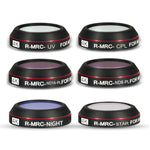 JSR RD Series Lens Filter Set For SJCAM SJC300 / 400 / 400 Pro, 3 in 1 CPL ND8/16PL, 3 in 1 CPL ND16PL NIGHT, 4 in 1 UV CPL ND8/16PL, 4 in 1 ND8/16/32/64PL, 5 in 1 Mixed Filter, 6 in 1 UV CPL NDPL, 6 in 1 Mixed Filter
