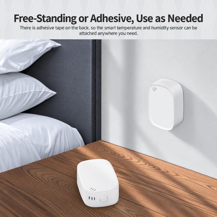 ZSS-S01-TH Tuya Smart Home Temperature and Humidity Sensor Compatible with ZigBee
