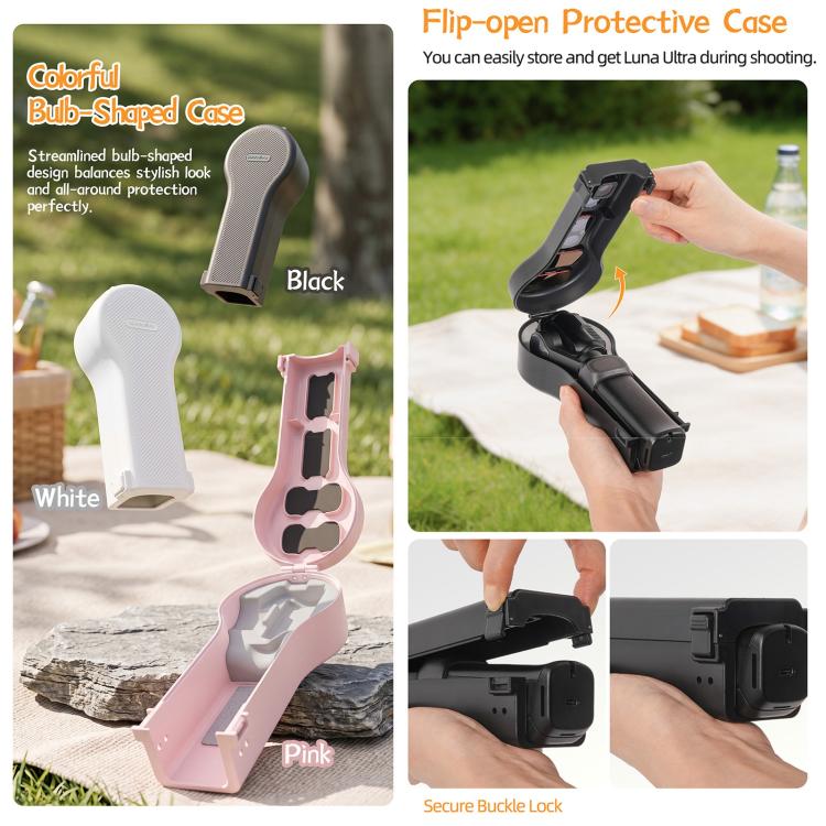 Sunnylife Storage Box Shock-proof Protective Cover with Filter Box, For Insta360 Luna Ultra