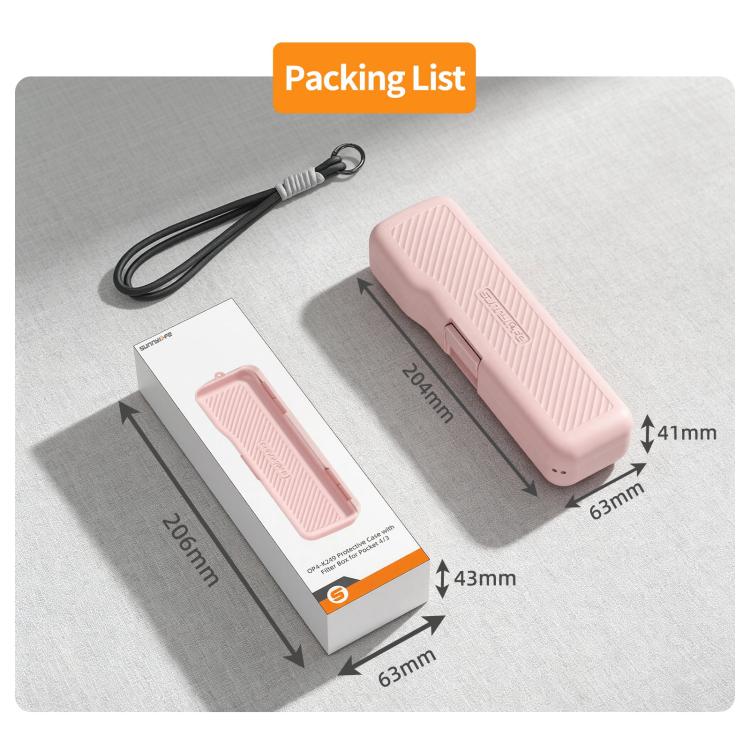 Sunnylife Shock-proof Storage Box Protective Cover with Filter Box, For DJI Osmo Pocket 4 / 3