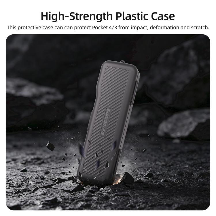 Sunnylife Shock-proof Storage Box Protective Cover with Filter Box, For DJI Osmo Pocket 4 / 3