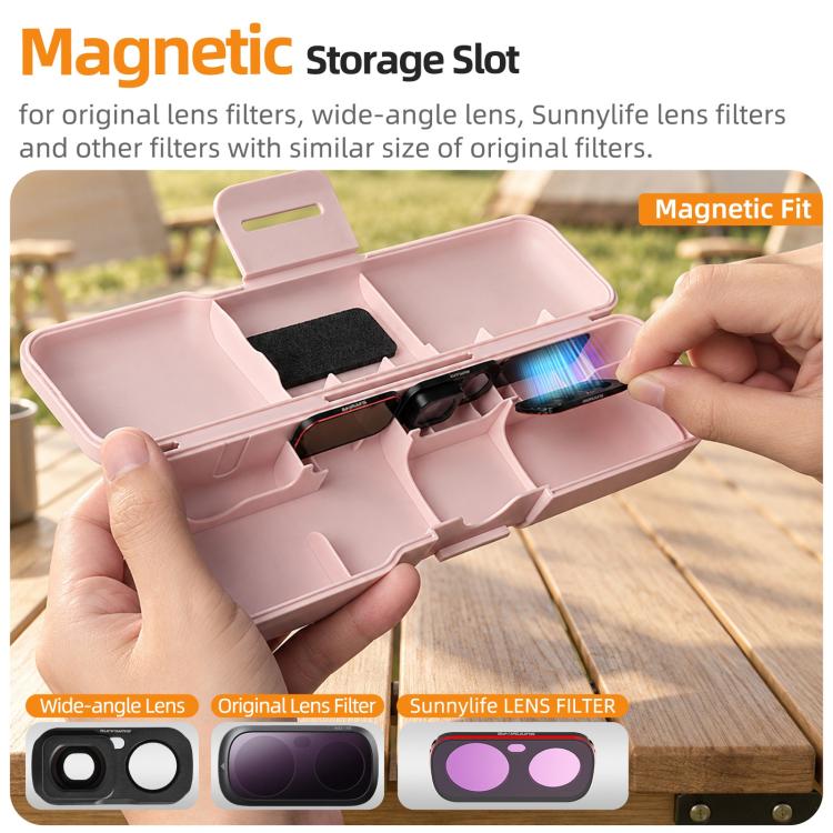 Sunnylife Gimbal Camera Protector Shock-proof Protective Cover Storage Box with Strap, For Insta360 Luna Ultra