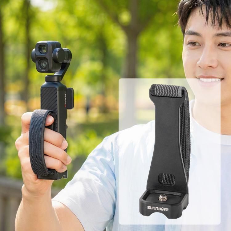 Sunnylife Portable Hand Band Metal Extension Handle Mount Expansion Frame, For DJI Osmo Pocket 4P / 4 / 3