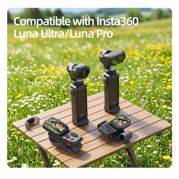 Sunnylife Touchscreen Remote Wristband Quick-Release Wrist Strap Adjustable Expansion Band, For Insta360 Luna Ultra / Pro