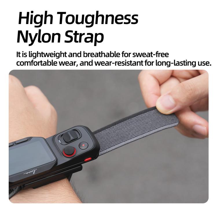 Sunnylife Touchscreen Remote Wristband Quick-Release Wrist Strap Adjustable Expansion Band, For Insta360 Luna Ultra / Pro