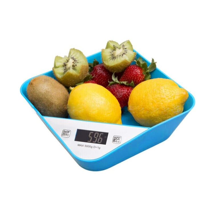 Bilancia elettronica da cucina a LED a forma di ciotola da 5000 g x 1 g, 5000g x 1g