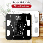 Bilancia elettronica per il grasso corporeo intelligente per uso domestico, versione con ricarica USB, USB Charging Version