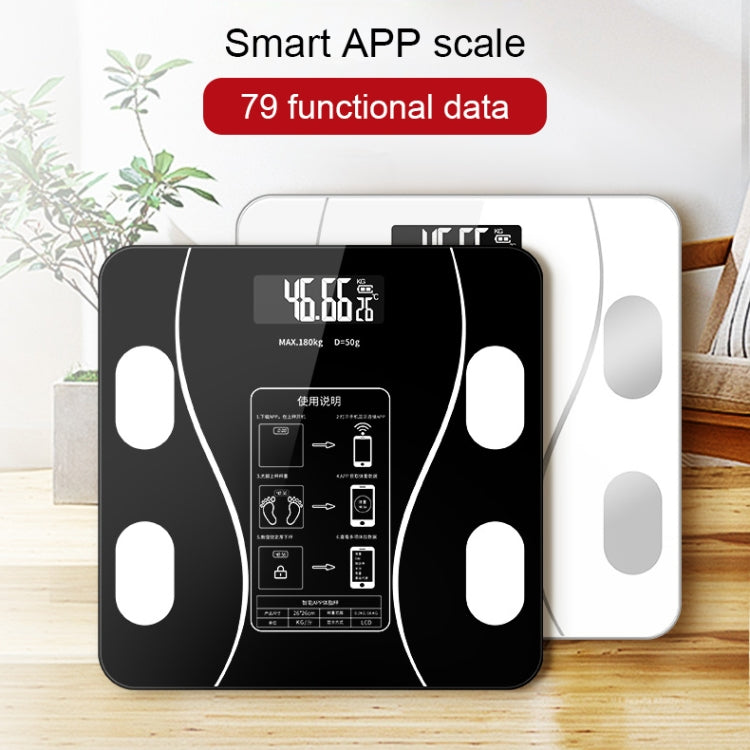Bilancia elettronica per il grasso corporeo intelligente per uso domestico, versione con ricarica USB, USB Charging Version