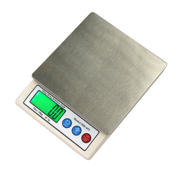 MH-693 Bilancia da cucina elettronica di alta qualità e bilancia per medicinali con display da 2,2 pollici (1 g ~ 10 kg), batterie escluse, MH-693 10kg / 1g