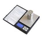 Bilancia elettronica per gioielli in oro con diamanti ad alta precisione a forma di notebook MH-1108 (0,01 g ~ 500 g), batterie escluse, MH-1108 500g