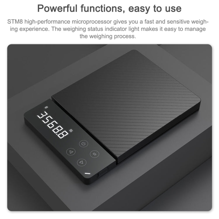 Bilancia elettronica digitale ad alta precisione LCD originale Xiaomi Youpin DUKA ES1 da cucina da 8 kg, 8KG