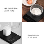 Bilancia elettronica digitale ad alta precisione LCD originale Xiaomi Youpin DUKA ES1 da cucina da 8 kg, 8KG