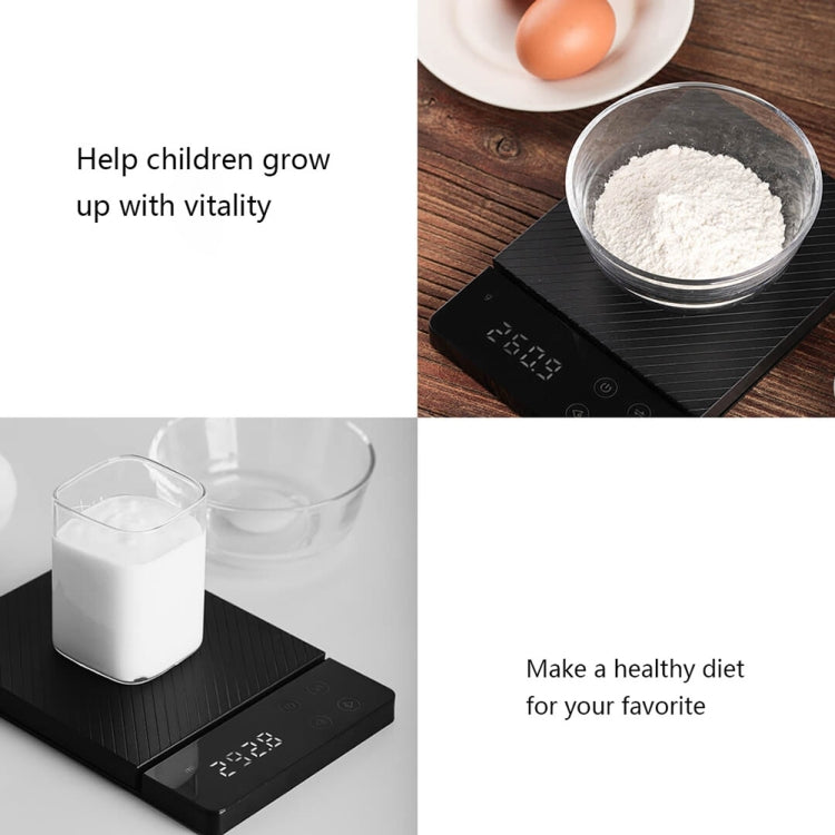 Bilancia elettronica digitale ad alta precisione LCD originale Xiaomi Youpin DUKA ES1 da cucina da 8 kg, 8KG