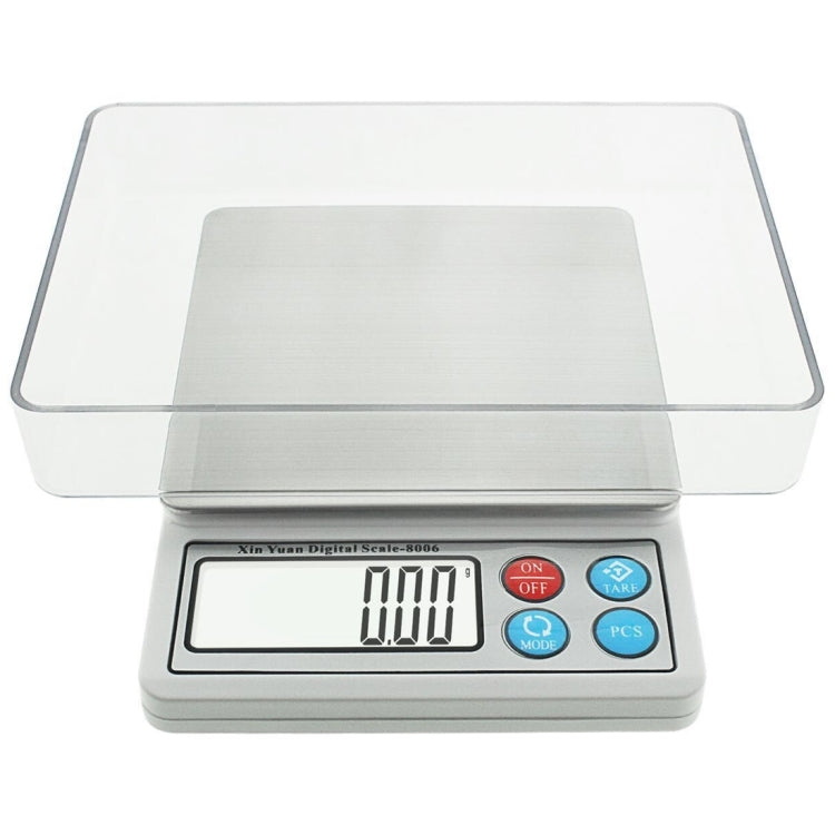 XY-8006 Bilancia digitale portatile professionale per gioielli in oro da 600 g x 0,01 g LCD da 2,2 pollici, XY-8006 600g x 0.01g