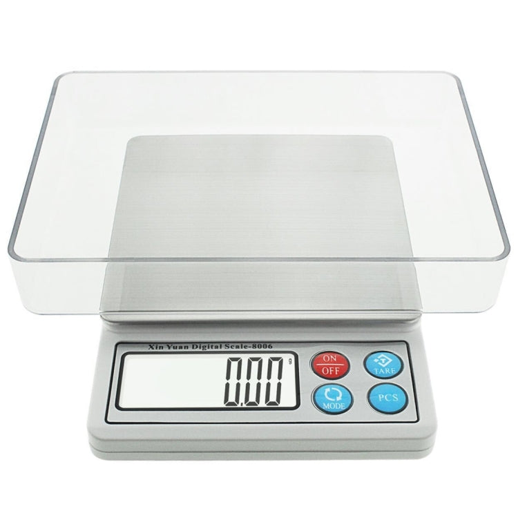 XY-8006 Bilancia digitale portatile professionale per gioielli in oro da 600 g x 0,01 g LCD da 2,2 pollici, XY-8006 600g x 0.01g