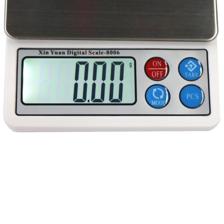 XY-8006 Bilancia digitale portatile professionale per gioielli in oro da 600 g x 0,01 g LCD da 2,2 pollici, XY-8006 600g x 0.01g