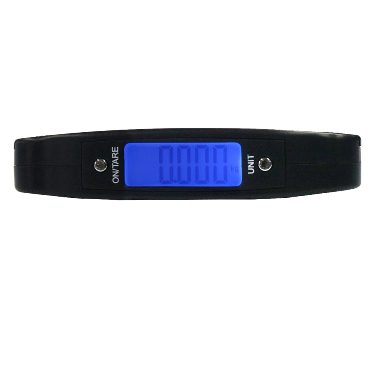 A09 Dispositivo di bilanciamento digitale portatile con gancio per bagagli da 50 kg x 10 g con schermo LCD da 1,7 pollici, Hook Scale