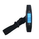 A09 50 kg x 10 g Dispositivo di bilanciamento elettronico digitale portatile per cintura per bagagli con schermo LCD da 1,7 pollici, Belt Scale