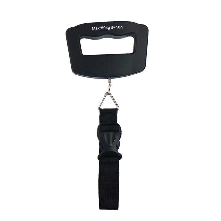 A09 50 kg x 10 g Dispositivo di bilanciamento elettronico digitale portatile per cintura per bagagli con schermo LCD da 1,7 pollici, Belt Scale