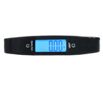 A09 50 kg x 10 g Dispositivo di bilanciamento elettronico digitale portatile per cintura per bagagli con schermo LCD da 1,7 pollici, Belt Scale