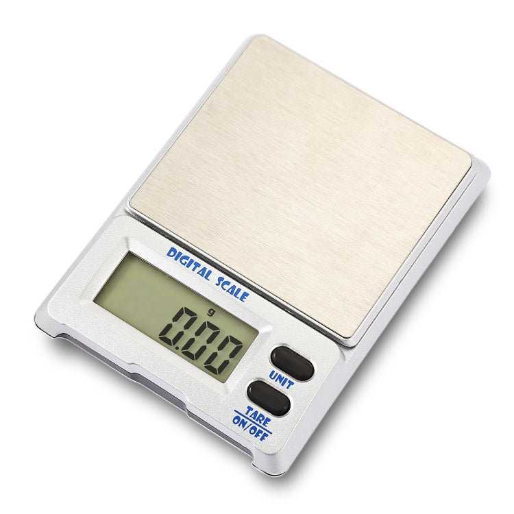 M-18 500 g x 0,01 g Bilancia elettronica digitale per gioielli ad alta precisione con schermo LCD da 1,5 pollici, 500g/0.01g