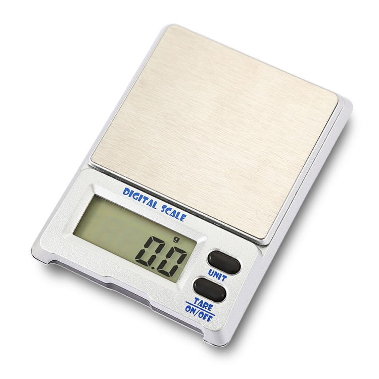 M-18 Bilancia elettronica digitale per gioielli ad alta precisione da 500 g x 0,1 g con schermo LCD da 1,5 pollici, 500g/0.1g