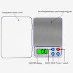 Bilancia da cucina digitale portatile 6kg x 0,1g LCD 2,2"