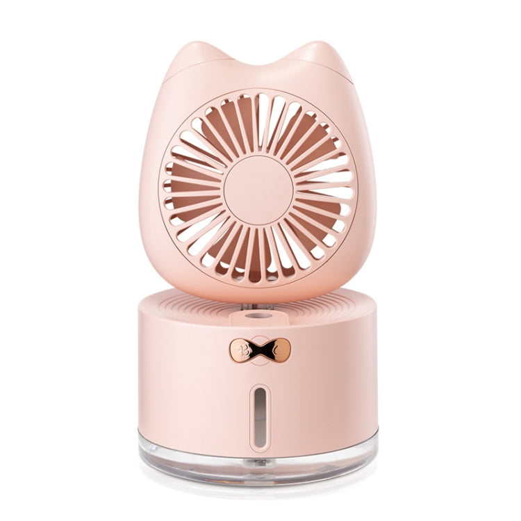 BD-MM1 Cat Shape Household Desktop Rechargeable Spray Humidifier Fan