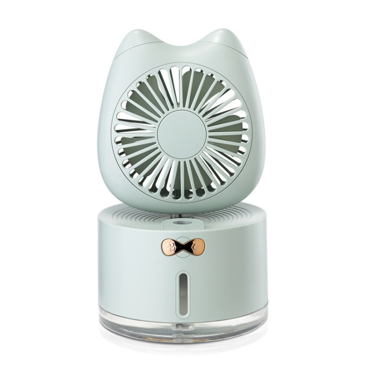 BD-MM1 Cat Shape Household Desktop Rechargeable Spray Humidifier Fan