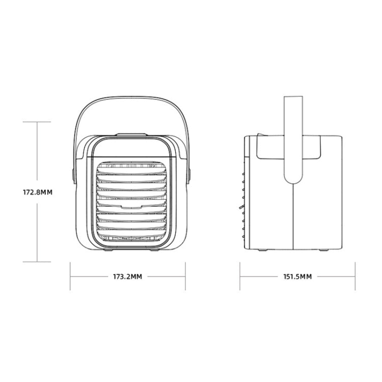 BD-F26 Portable Humidifier Fan Water Refill Tool