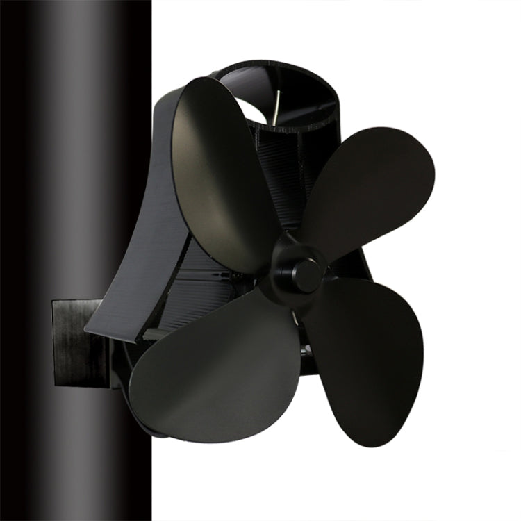 Ventilatore per stufa a legna in alluminio a 4 pale