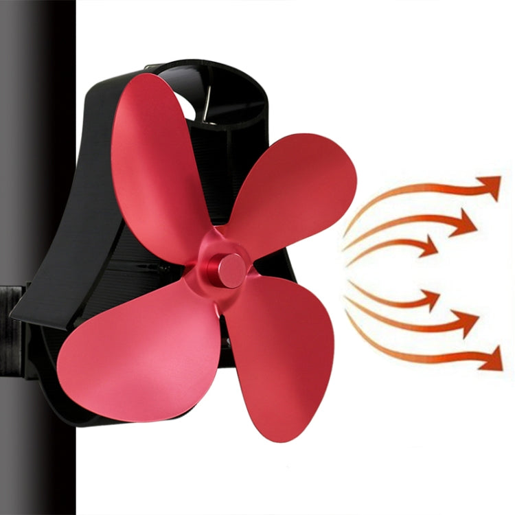 Ventilatore per stufa a legna in alluminio a 4 pale