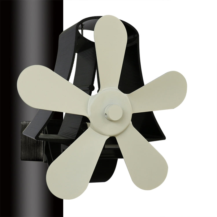 Ventilatore per stufa camino in alluminio a 5 pale