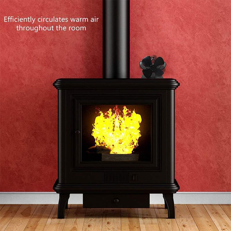 Ventilatore per stufa a legna a 4 pale in metallo