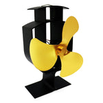 Ventilatore a 3 pale per stufa camino in metallo YL401