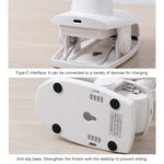 Ventola USB portatile D601Y con clip e batteria 5000mAh