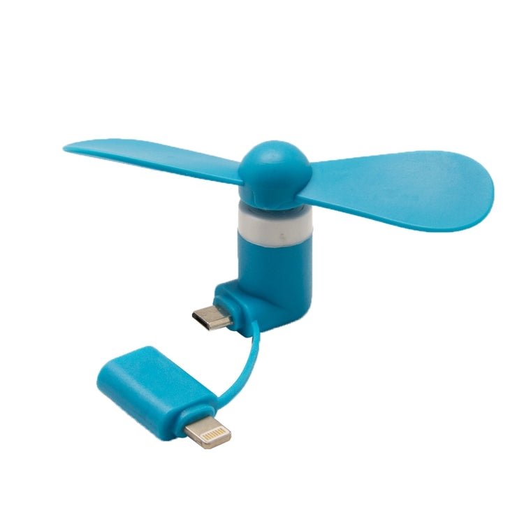 Ventola USB per smartphone con porte 8pin e micro USB