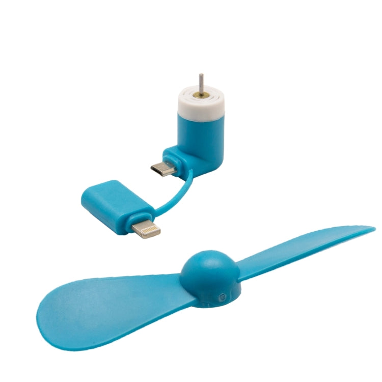 Ventola USB per smartphone con porte 8pin e micro USB