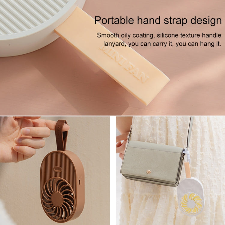Ventola portatile USB a forma di gelato con cordino