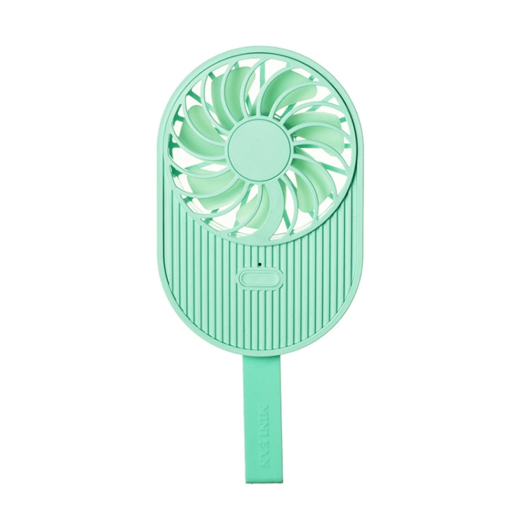 LLD-17 0.7-1.2W 2-Speed ​​Ice Cream Shape USB Charging Portable Fan with Lanyard, LLD-17