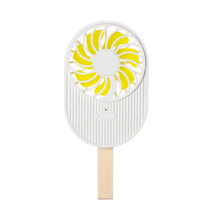 LLD-17 0.7-1.2W 2-Speed ​​Ice Cream Shape USB Charging Portable Fan with Lanyard, LLD-17