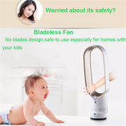 16 inch Mute Home Use Leafless Electric Desk Fan with Remote Control